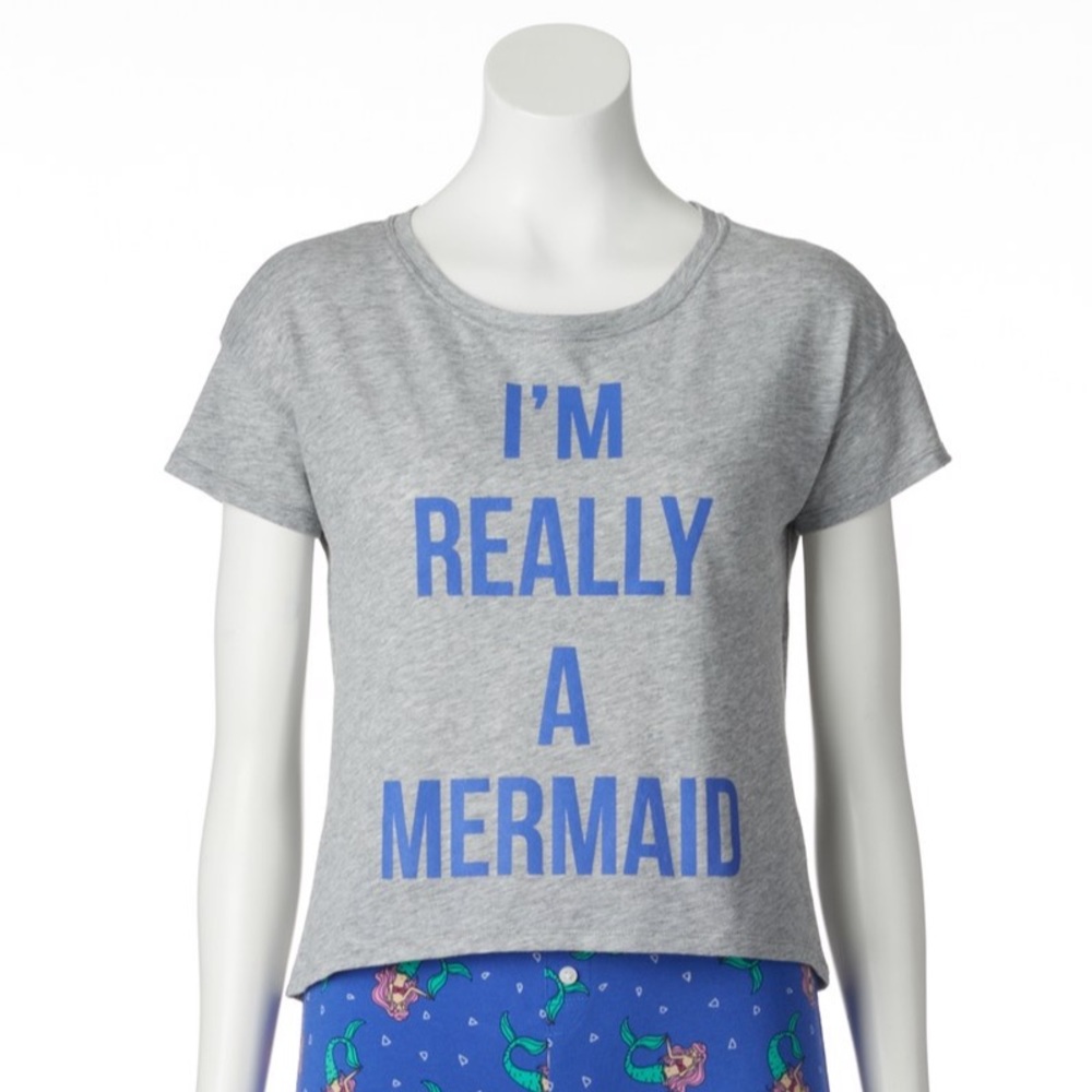 NWT SO Pajama "Mermaid" Tee Size S